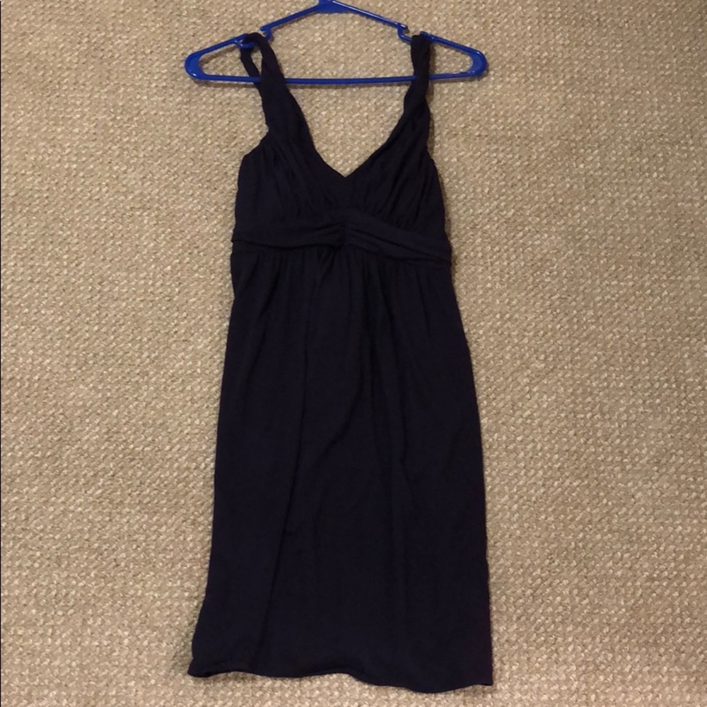 Motherhood maternity plum dress